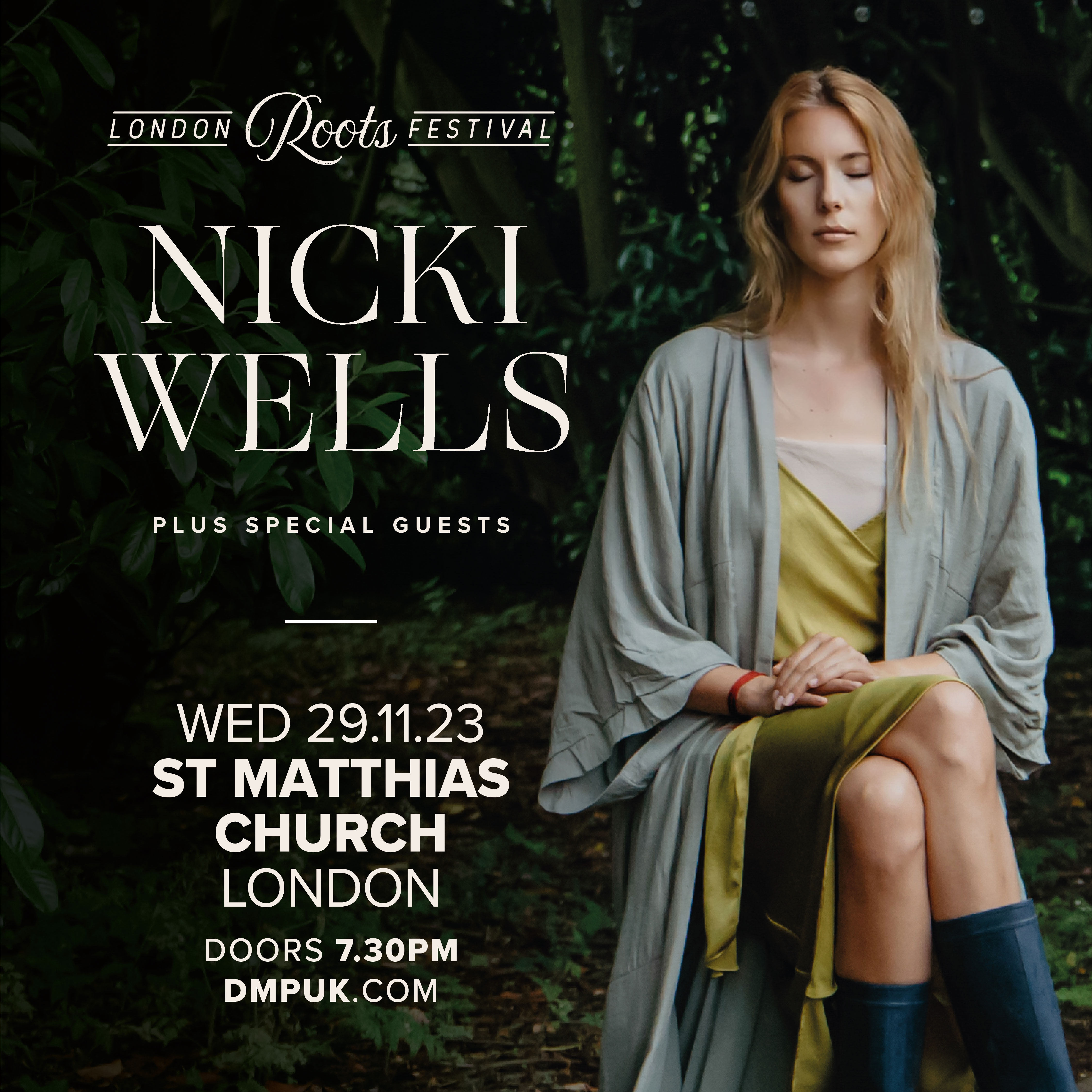 Nicki Wells live in St Matthias Church